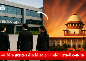 न्यायिक प्रशासन के प्रति उदासीन प्रतिभाशाली स्नातक