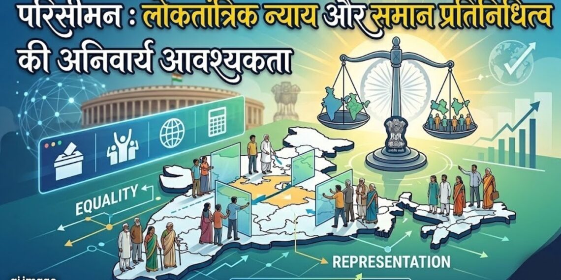 परिसीमन : लोकतांत्रिक न्याय और समान प्रतिनिधित्व की अनिवार्य आवश्यकता
