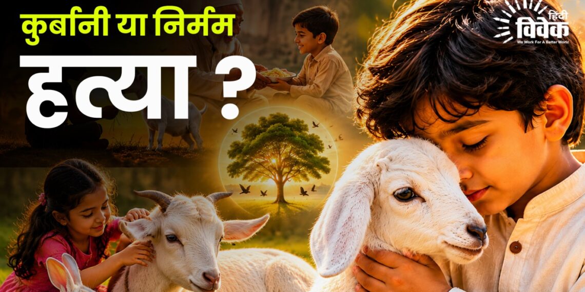 कुर्बानी या निर्मम हत्या ?