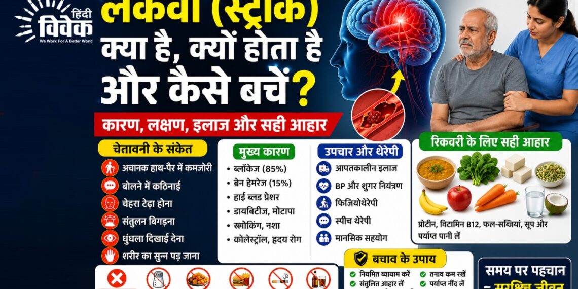 लकवा (Paralysis): कारण, लक्षण और रिकवरी के लिए सही आहार