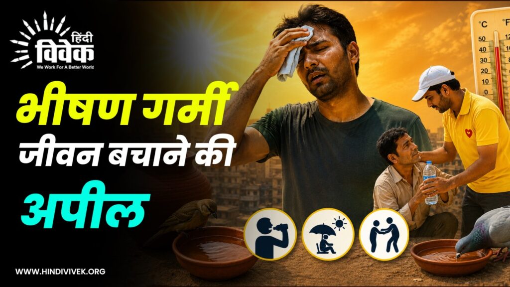 भीषण गर्मी में सतर्कता और संवेदनशीलता