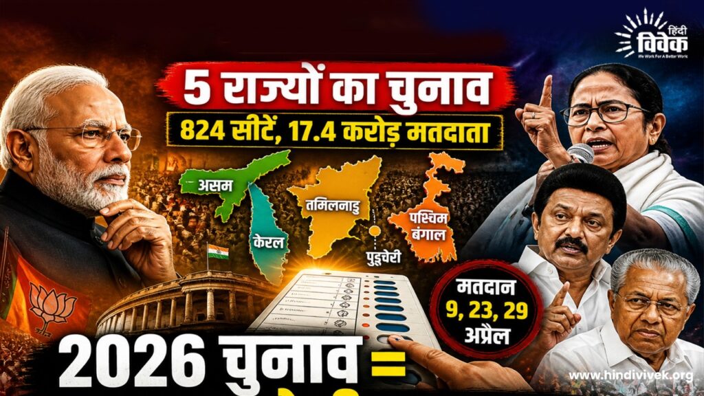 5 राज्यों का चुनाव