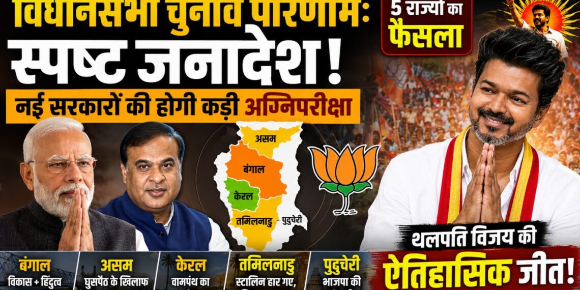 विधानसभा चुनाव परिणाम: स्पष्ट जनादेश