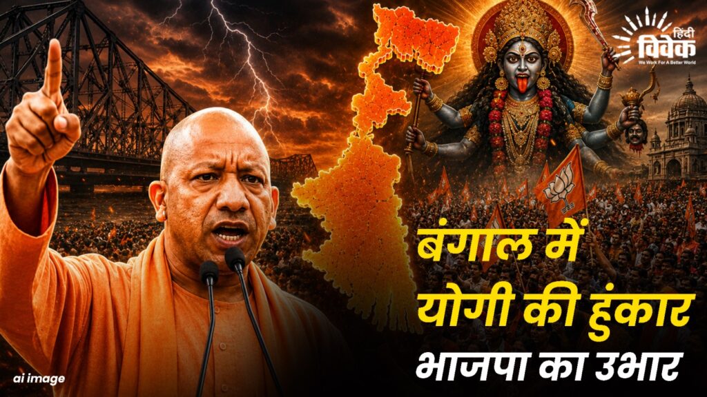 बंगाल में योगी की हुंकार, भाजपा का उभार