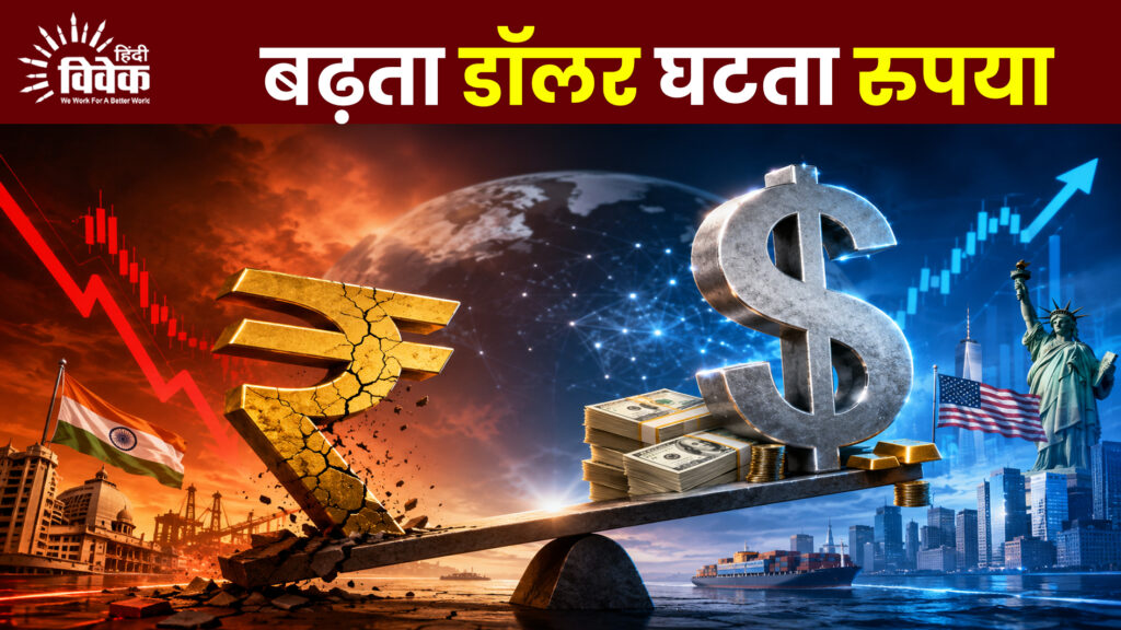 बढ़ता डॉलर घटता रुपया