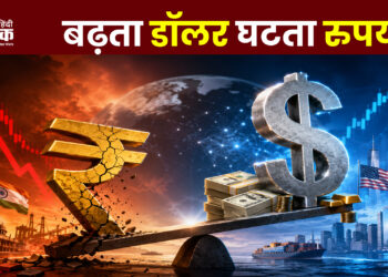 बढ़ता डॉलर घटता रुपया