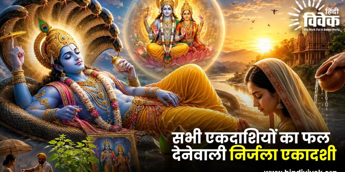 सभी एकदाशियों का फल देनेवाली निर्जला एकादशी