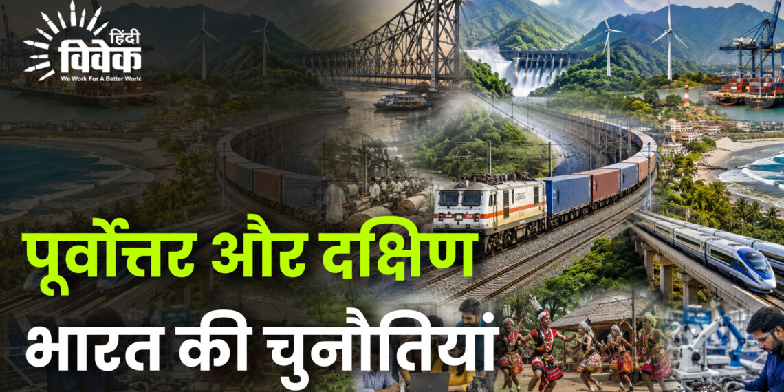 पूर्वोत्तर और दक्षिण भारत की चुनौतियां