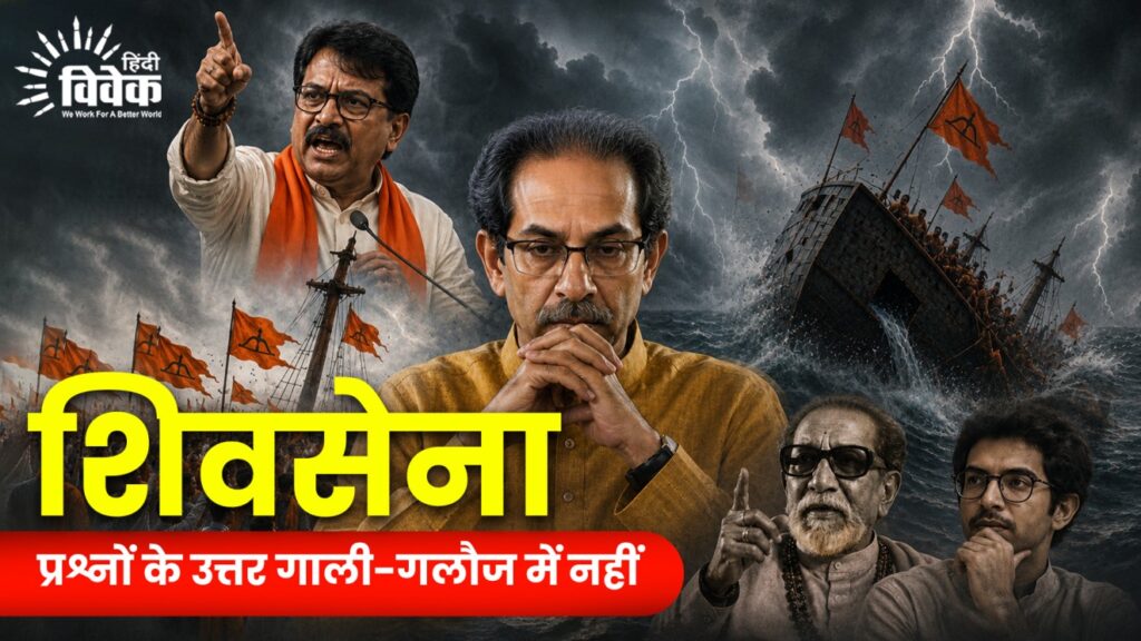 शिवसेना:  प्रश्नों के उत्तर गाली गलौज में नहीं