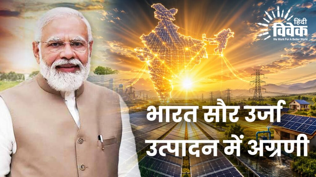 भारत सौर उर्जा उत्पादन में अग्रणी