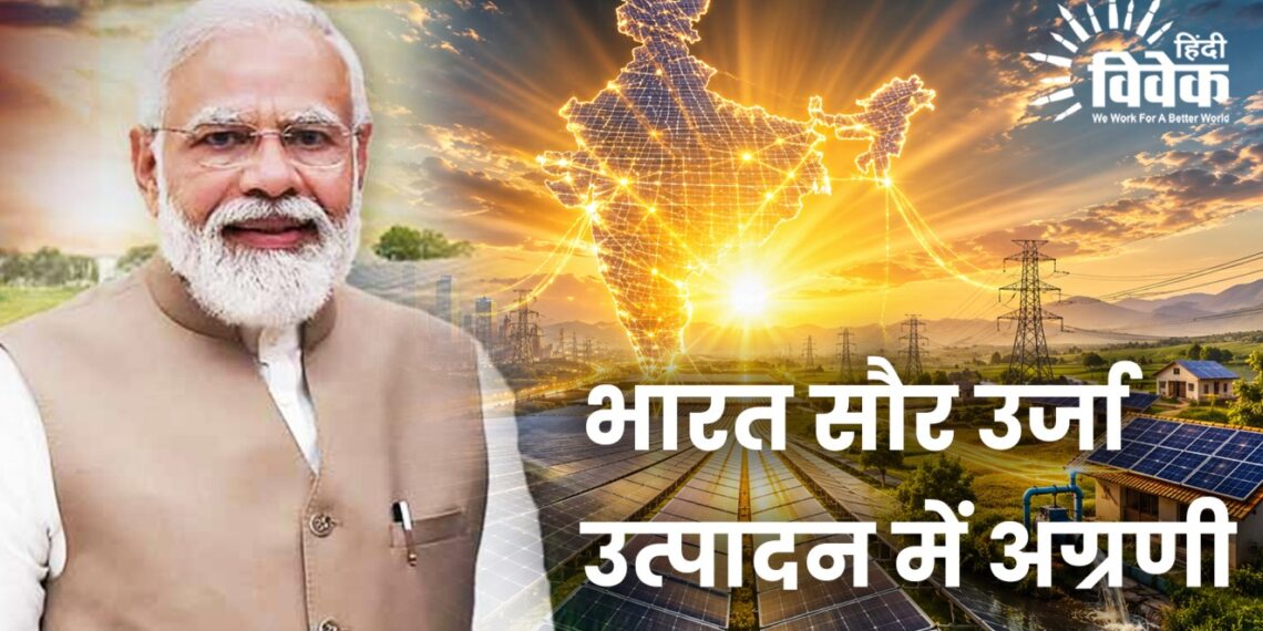 भारत सौर उर्जा उत्पादन में अग्रणी