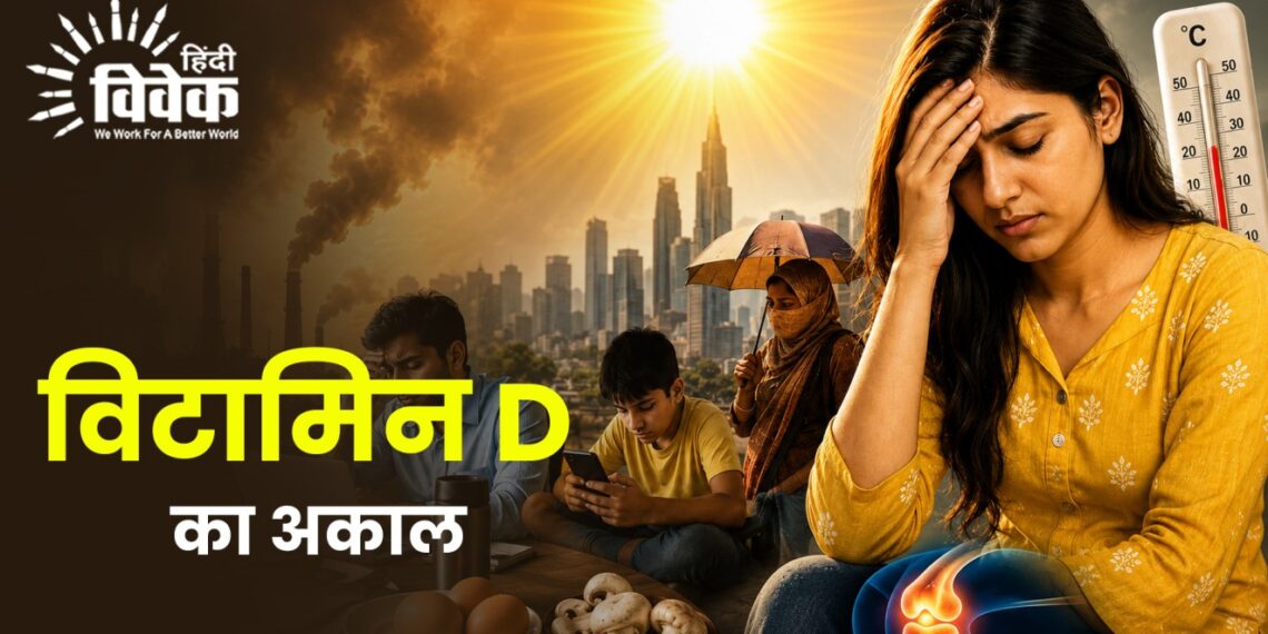 सूरज सिर पर, फिर भी विटामिन डी का अकाल