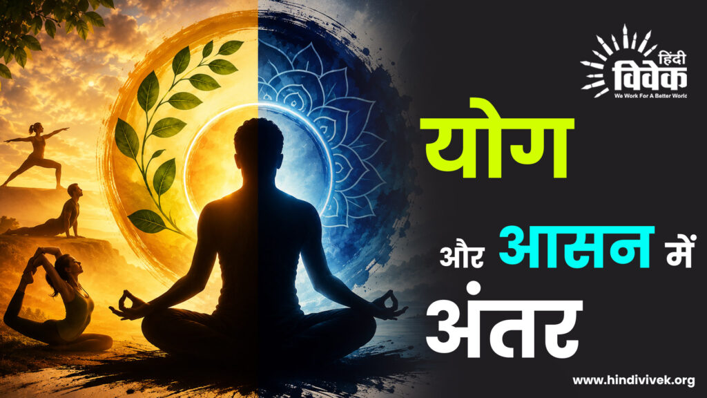योग और आसन में अंतर