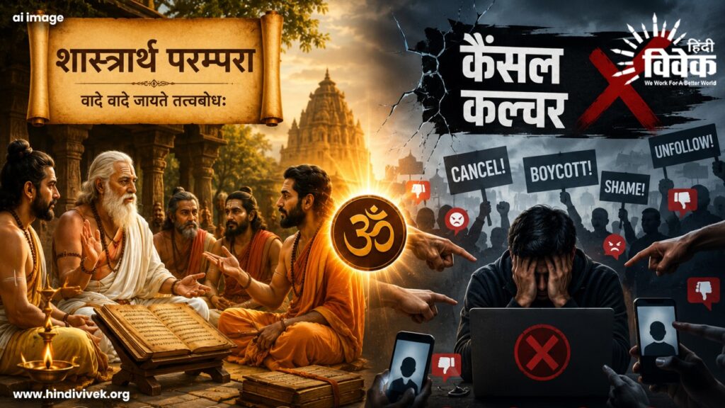 'कैंसल कल्चर' और शास्त्रार्थ परम्परा
