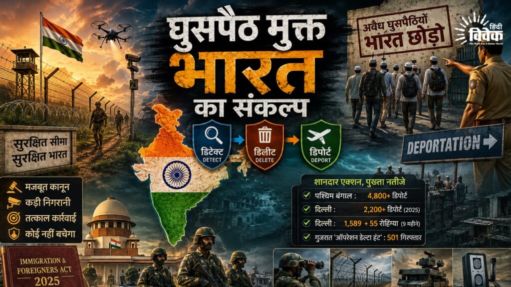 घुसपैठ मुक्त भारत का संकल्प