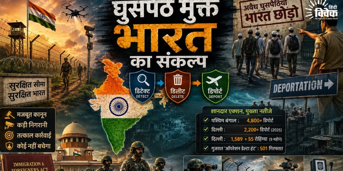 घुसपैठ मुक्त भारत का संकल्प