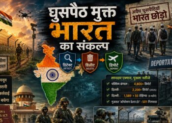 घुसपैठ मुक्त भारत का संकल्प