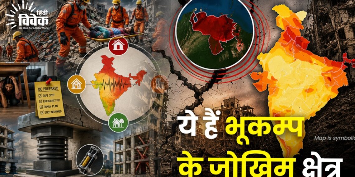 ये हैं भूकम्प के जोखिम क्षेत्र