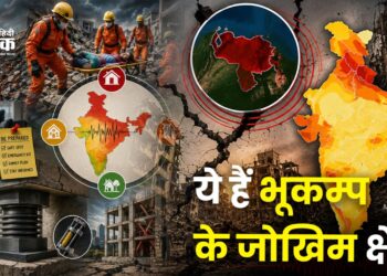 ये हैं भूकम्प के जोखिम क्षेत्र