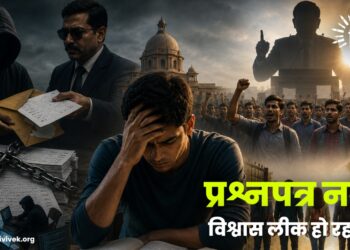 प्रश्नपत्र नहीं विश्वास लीक हो रहा है!