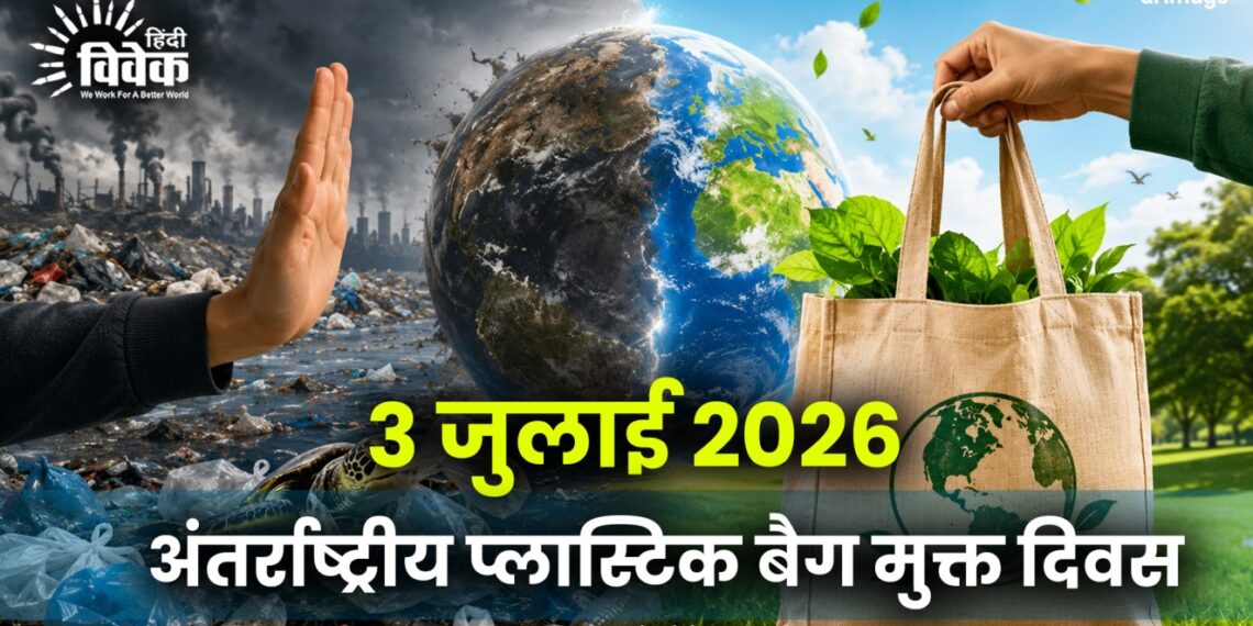 3 जुलाई 2026 – अंतर्राष्ट्रीय प्लास्टिक बैग मुक्त दिवस