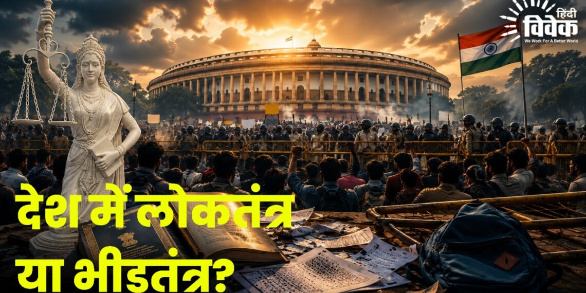 देश में लोकतंत्र या भीड़तंत्र?
