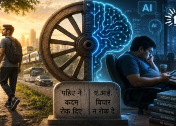 पहिए ने कदम रोके, ए.आई. विचार न रोक दे