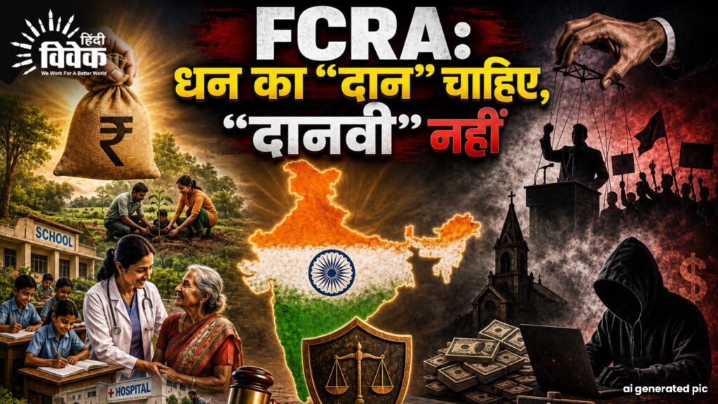 FCRA: धन का “दान” चाहिए, “दानवी” नहीं