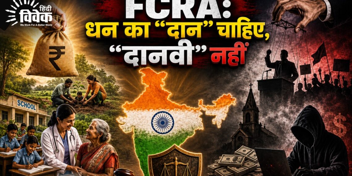 FCRA: धन का “दान” चाहिए, “दानवी” नहीं