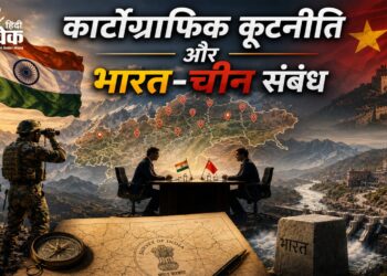कार्टोग्राफिक कूटनीति और भारत-चीन संबंध