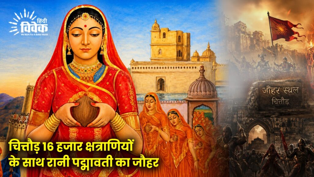 26 अगस्त 1303 :चित्तौड़ 16 हजार क्षत्राणियों के साथ रानी पद्मावती का जौहर