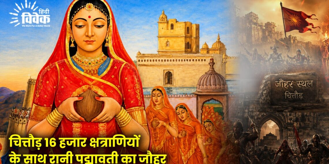 26 अगस्त 1303 :चित्तौड़ 16 हजार क्षत्राणियों के साथ रानी पद्मावती का जौहर