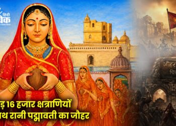 26 अगस्त 1303 :चित्तौड़ 16 हजार क्षत्राणियों के साथ रानी पद्मावती का जौहर