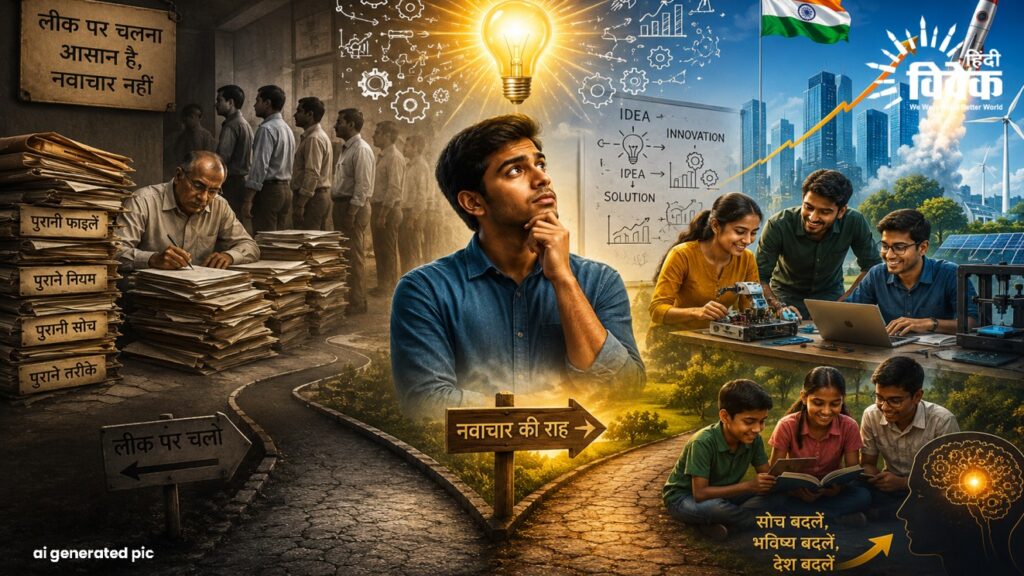 नवाचार की तरफ कम रुझान क्यों ?