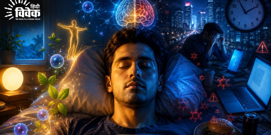 “अधूरी नींद, गहराता संकट: वैश्विक स्लीप क्राइसिस और इसका वैज्ञानिक विश्लेषण”