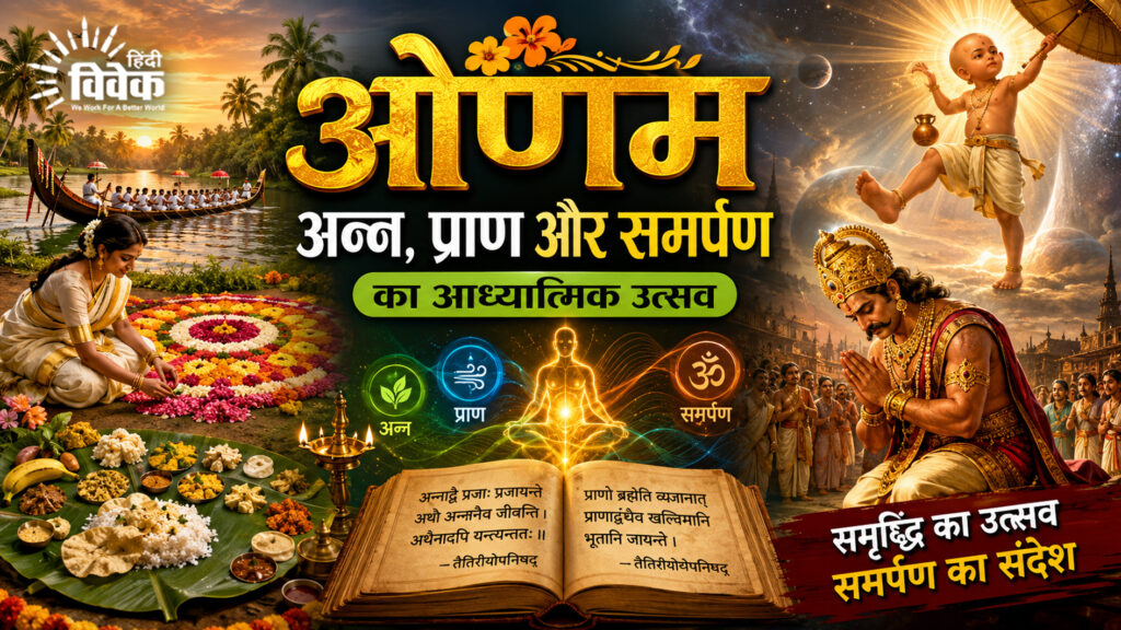 ओणम: अन्न से प्राण और प्राण से परमात्मा तक की आध्यात्मिक यात्रा