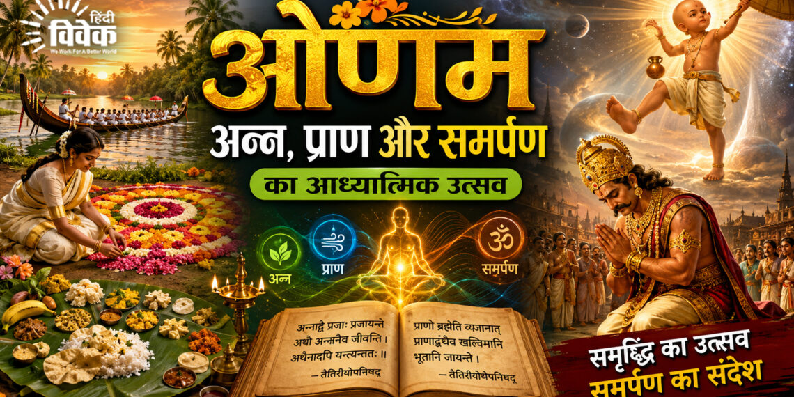 ओणम: अन्न से प्राण और प्राण से परमात्मा तक की आध्यात्मिक यात्रा