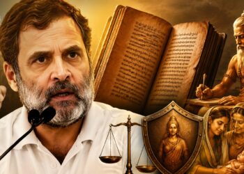 ‘मनुस्मृति’ का एक श्लोक पढ़कर महिलाओं को ज्ञान देने निकले राहुल गांधी!