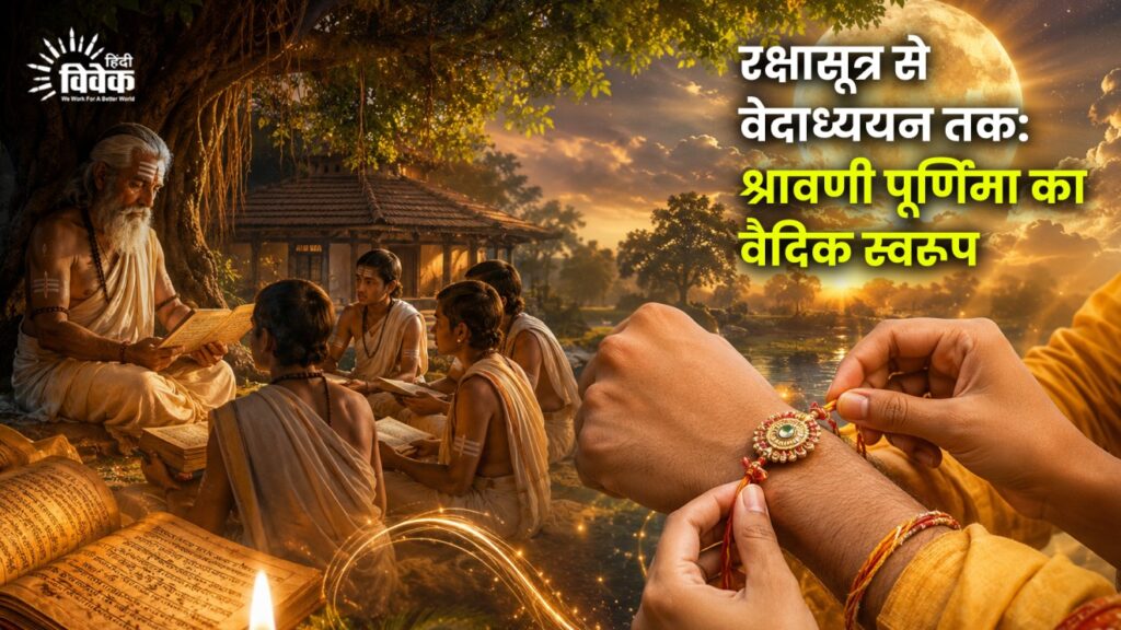 रक्षासूत्र से वेदाध्ययन तक: श्रावणी पूर्णिमा का वैदिक स्वरूप