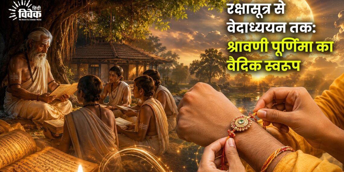रक्षासूत्र से वेदाध्ययन तक: श्रावणी पूर्णिमा का वैदिक स्वरूप