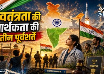 स्वतंत्रता की सार्थकता की तीन पूर्वशर्तें