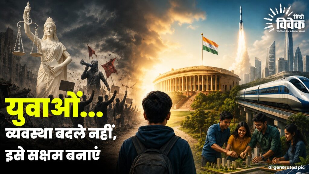 युवाओं... व्यवस्था बदले नहीं, इसे सक्षम बनाएं