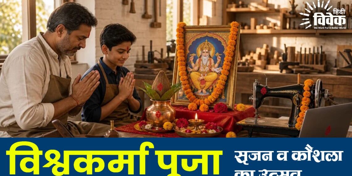 विश्वकर्मा पूजा: सृजन व कौशल का उत्सव