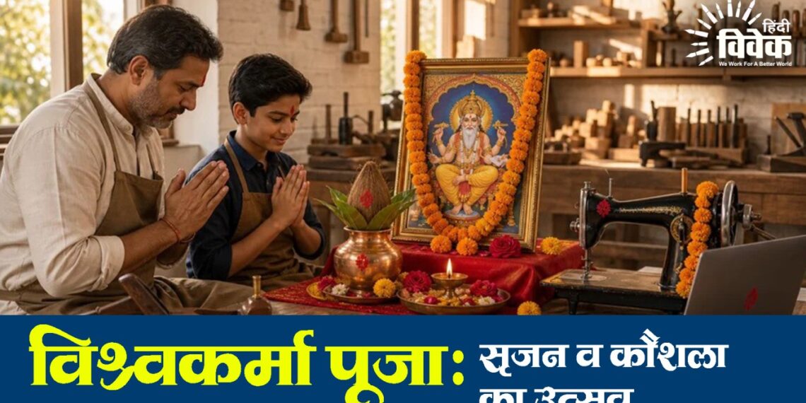 विश्वकर्मा पूजा: सृजन व कौशल का उत्सव
