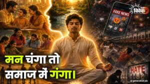 मन चंगा तो समाज में गंगा