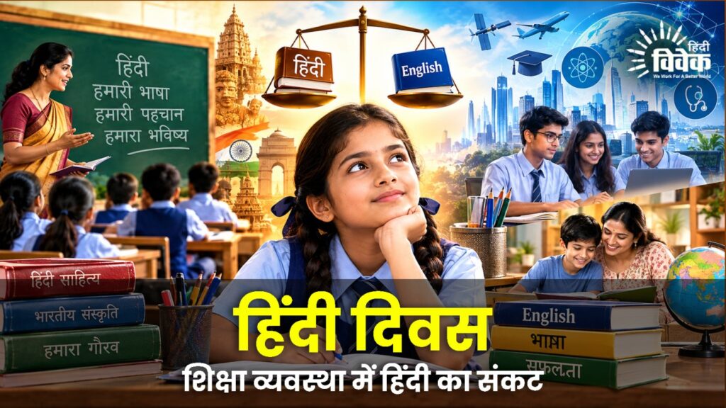 शिक्षा व्यवस्था में हिंदी का संकट