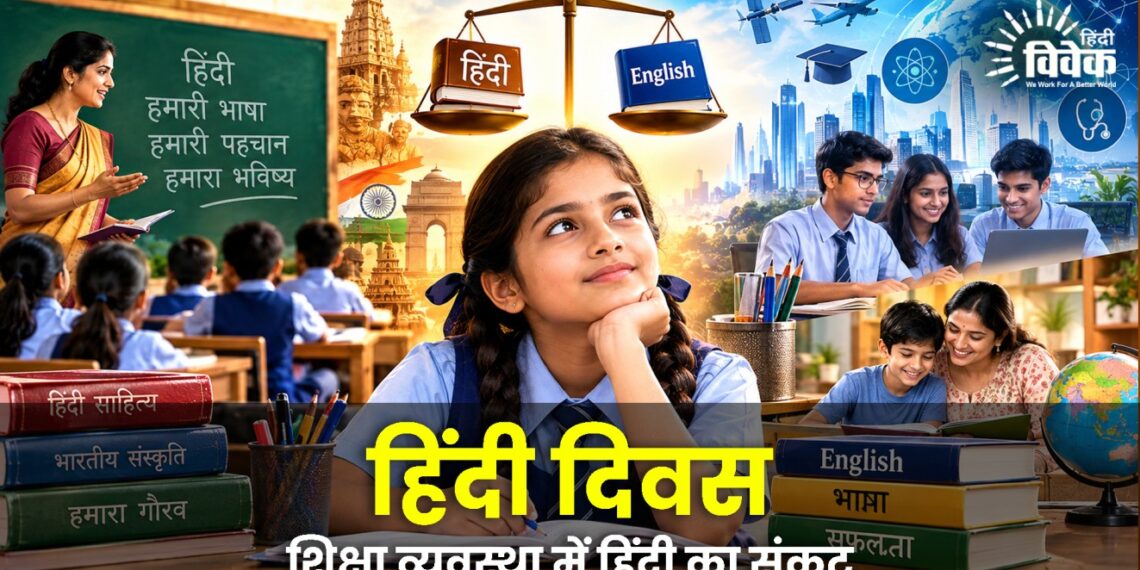 शिक्षा व्यवस्था में हिंदी का संकट