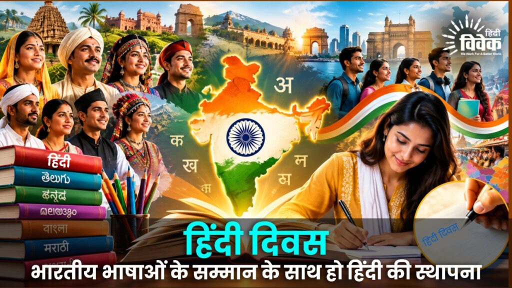 भारतीय भाषाओं के सम्मान के साथ हो हिंदी की स्थापना