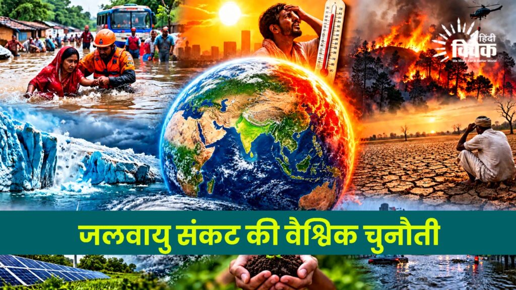 जलवायु संकट की वैश्विक चुनौती