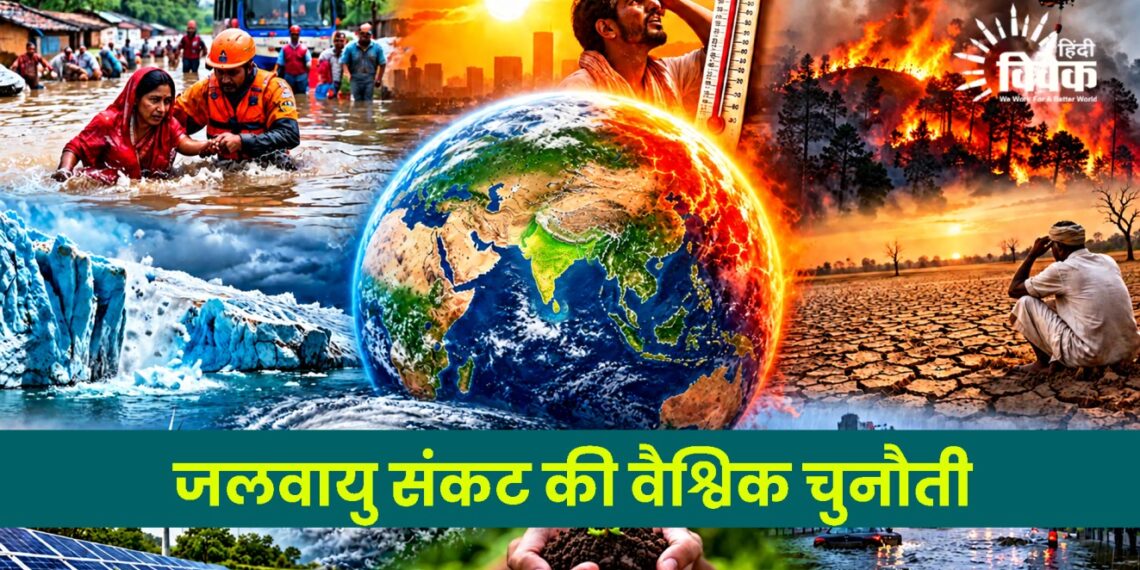 जलवायु संकट की वैश्विक चुनौती